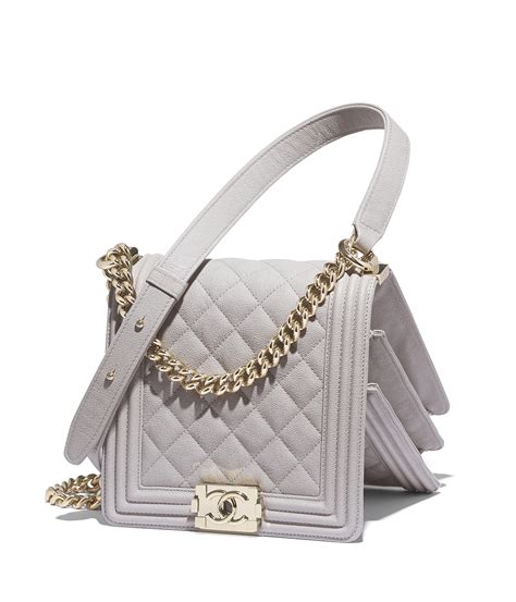 chanel sac boy gris